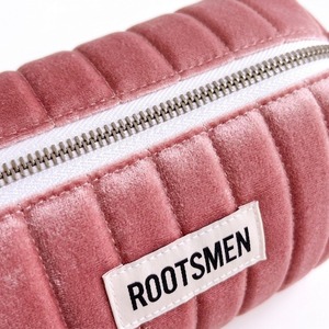 Bolsa Cosmética Pequeña de Terciopelo de 14.5cm, Color Rosa Empolvado, Acolchada, Tipo Caja, con Cierre, Personalizable con Logotipo, para Regalo - Product Image 4