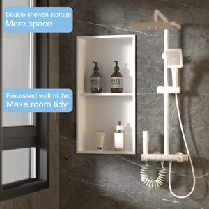 Thiết kế hiện đại 304 thép không gỉ giấy vệ sinh cửa cuộn màu đen lõm mô hộp lưu trữ thích hợp SUS304 phụ kiện phòng tắm - Product Image 6