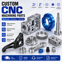 Komponen Aluminium Mesin CNC Presisi Kustom Berkualitas Tinggi, Bagian Penggilingan Aluminium, Bagian Mesin CNC Aluminium