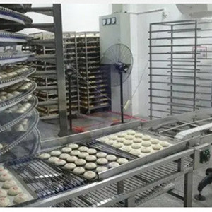 Industrielle Verwendung Metall Mehr schicht iges Kühlsystem Drahtgitter Gefrier schrank Bäckerei Spiral kühlung Förderturm - Product Image 5