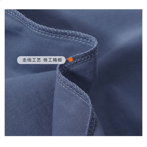 고품질 티셔츠 폴리에스터 + 면 블랭크 셔츠 평범한 폴리에스터 면 느낌 파스텔 색상 티셔츠 시원한 느낌 티셔츠 - Product Image 3