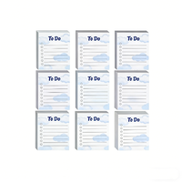 Blocs-notes autocollants personnalisés avec logo imprimé - Cadeau promotionnel, blocs-notes de bureau, papeterie