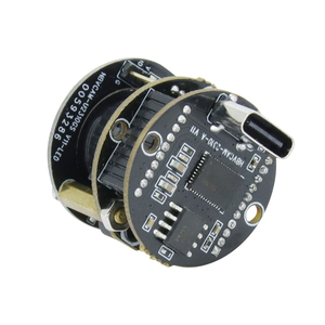 Módulos de cámara integrados de reconocimiento de alta velocidad de 2MP Exposición global Tablero de luz de visión nocturna infrarroja Tubos de agujeros circulares Negro - Product Image 6
