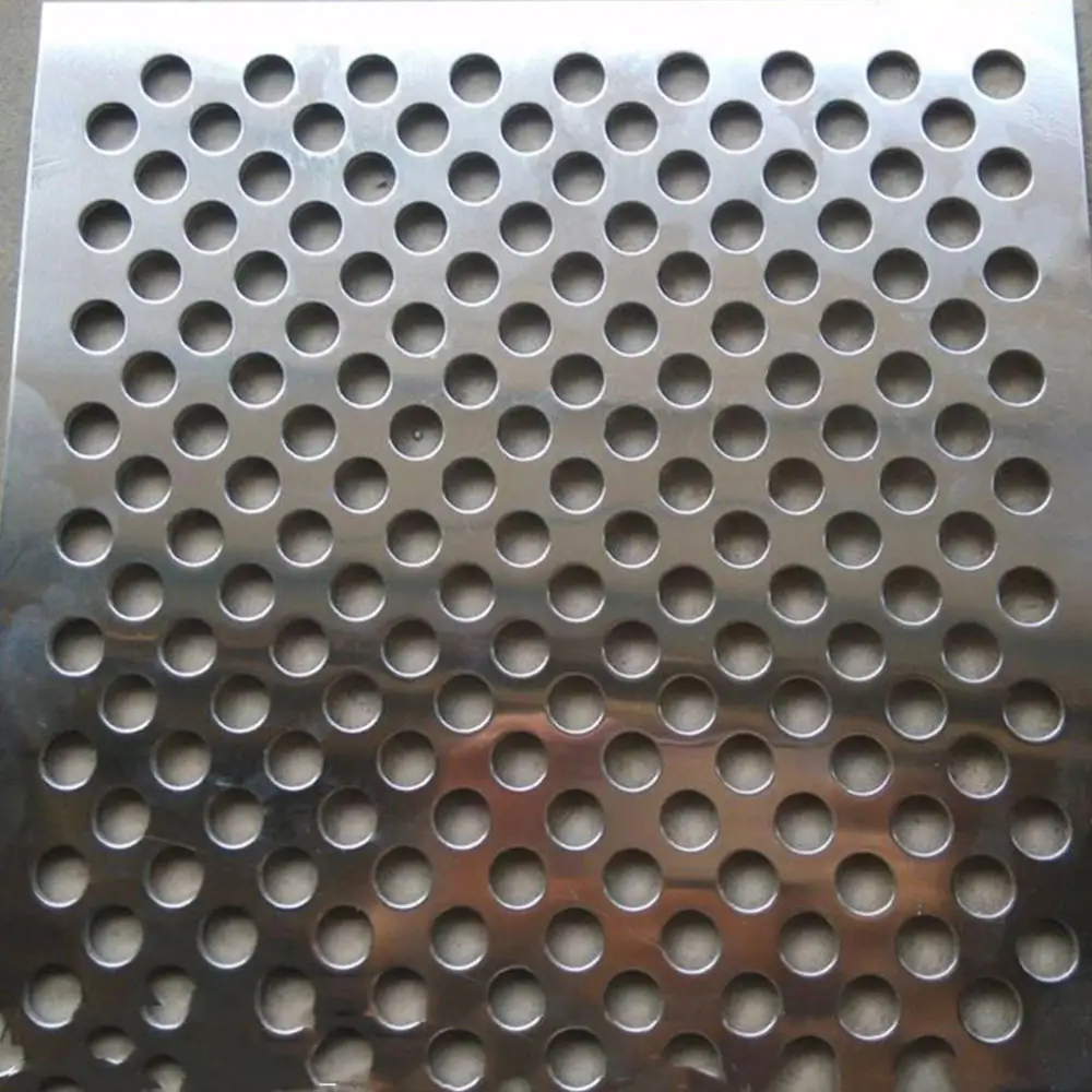 Customizable Round Hole Stainless Steel Perforated Mesh Screen