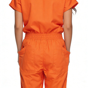 Mono <span class=keywords><strong>de</strong></span> <span class=keywords><strong>Prisionera</strong></span> <span class=keywords><strong>de</strong></span> Manga Corta para Mujer, Personalizable, Color <span class=keywords><strong>Naranja</strong></span>, <span class=keywords><strong>Disfraz</strong></span> <span class=keywords><strong>de</strong></span> Reclusa para Halloween, Cosplay y Fiestas, Venta al Por Mayor - Product Image 5