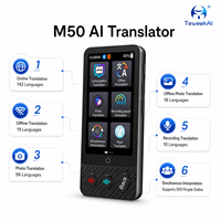 Traducteur de langues CNC en métal avec écran IPS HD de 3,97 pouces (480x800), appareil photo 500W et batterie 1500mAh pour les professionnels