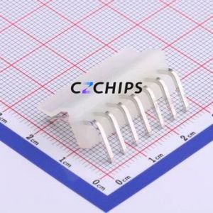 M3961R-07P Wire-to-Board Pin Header Bent Lead Through Hole,P=3.96mm Connector 1x7P 3.96mm Right Angle Insert CH - Product Image 2