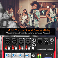 Mixeur de haute qualité Console de mixage professionnelle audio pour l'enregistrement d'émissions vidéo