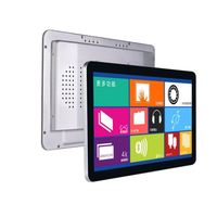 Monitor táctil POS Android Pantalla táctil de escritorio ultra ancha Full Hd Slim PC todo en uno de 14 pulgadas para negocios OEM IPS EMMC Linux 2GB