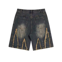 Shorts en jean personnalisés pour hommes, style streetwear, 100% coton respirant, indispensables pour l'été, shorts en jean sur mesure, fabrication OEM