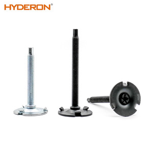 Pieds réglables Hyderon pour meubles, pieds de support robustes en acier pour chaise, vis hexagonales externes - Product Image 1