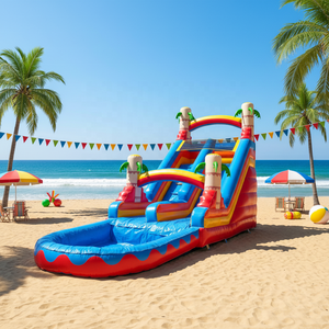 Equipo de Juegos Inflable con Tobogán Hecho de Cloruro de Polivinilo y Materiales Metálicos. - Product Image 3