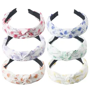 DOMOHOSouth Korea Wide-Brimmed Temperament Hairband Card Cross-Border Simple Headband Sweet Hair Accessories Crown Daily Use Net