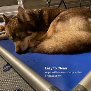 <span class=keywords><strong>Lit</strong></span> surélevé pour chien en aluminium de haute qualité, <span class=keywords><strong>lit</strong></span> pour chien surélevé personnalisé avec cadre métallique - PVC, Teslin et tissu Oxford - Product Image 3
