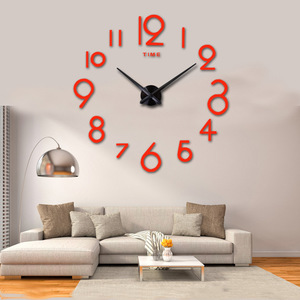 Tự làm Thiết kế không tốn kém hiện đại cao cấp 3D hiện đại lớn đồng hồ treo tường - Product Image 4