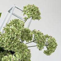 Composition florale artificielle verte et blanche pour arche de mariage, 230 cm, arche florale en soie faite à la main pour toile de fond de scène de mariage, décoration d'événements