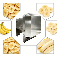 Trancheuse électrique robuste 130 tr/min pour les usines de chips de bananes, production lente, moteur 72W à fonctionnement continu