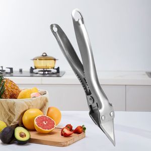 Ouvre-fruits multifonction en acier inoxydable, outil de cuisine pour ouvrir les coquilles d'huîtres, de crabes et de durians - Product Image 1