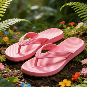 EVA <b>Flip</b>-<b>Flops</b> For Women Lightweight <b>Beach</b> Shoes With Arch Support Plus Size Round Toe Comfort Outdoor Use - Product Image 1
