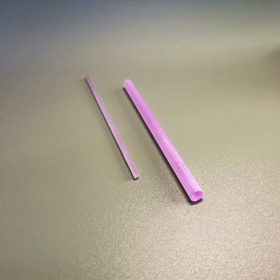 Nd YAG Length 100mm Dia 4mm 5mm 7mm 8mm Crystal Laser Rod