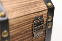 Coffre de rangement en bois vintage extra large pour organiser les vêtements, les linge et les articles saisonniers, boîte en bois élégante, artisanat en bois