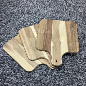 Planche à découper de cuisine de Restaurant, outil de service en bois d'acacia - Product Image 4