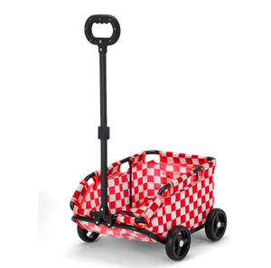 छोटी पालतू गाड़ी 4 पहियों तह कुत्ते स्टलर हल्के 360 ° घूर्णन ट्रॉली पालतू जानवर कुत्ते रोलिंग बिल्ली वाहक - Product Image 2