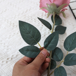 Rosa Individual de Tailandia para Decoración del Hogar; Flor de Seda al por Mayor para Decoración de Mesa y Material para Bodas - Product Image 3