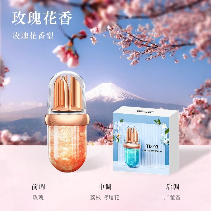 Parfum de rose (comprend un flacon de 10 ml de parfum liquide)