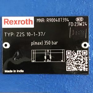 Válvula Hidráulica Rexroth R900407394 Z2S10-1-37, Válvula de Retención, Presión de 350 Bares, Tamaño del Puerto de Aceite 1/2 Pulgada - Product Image 5