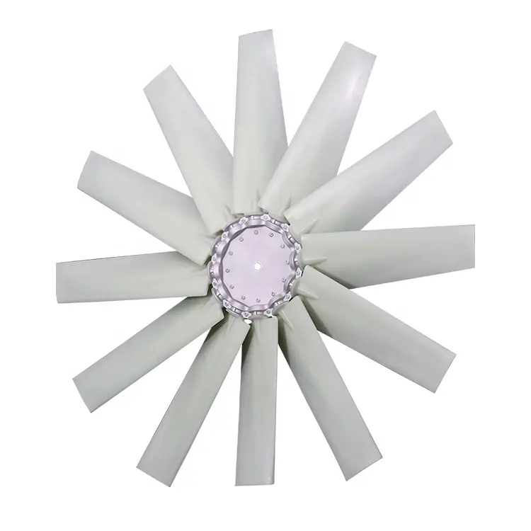 high quality 12 nylon axial fans impeller blades large smoke exhaust axial flow fan axial flow cooling fan 37kw