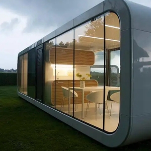 Cabina prefabricada de lujo de vidrio modular Casas prefabricadas de América del Sur Café de lujo Bar en casa Cabina Modular portátil Casa pequeña - Product Image 3
