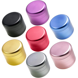 Molino de Hierbas de Aleación de Aluminio Premium al por Mayor de Fábrica, 63mm, 4 Capas, para Tabaco y Accesorios de Fumar - Product Image 1