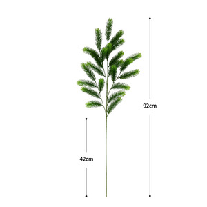Plantes artificielles Dongchen Crafts, roseaux verts en plastique, longues branches, décoration intérieure, ornement végétal - Product Image 5