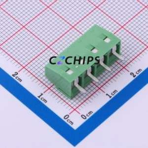 1729144 Screw Terminal Block Through hole Component (THT),P=5.08mm Connector 5.08mm Green Through Hole 4P - Product Image 2