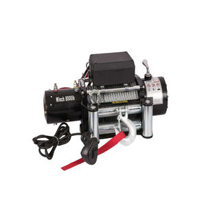 באיכות גבוהה שחור UTV 9500lb מיני סירת מטעין 12v חשמלי כננת מנוע - Product Image 6