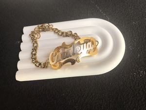 Braccialetti con Doppia Targhetta Personalizzabile in Acciaio Inox, Catena Cubana Bicolore, Regalo per Donne - Product Image 4