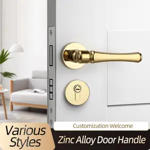 New Molds Door Handle French Design Interior Door Handle Locks For Wholesale