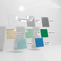 Revêtement de sol en résine époxy 2K premium, durcisseur, sable coloré, autonivelant, imperméable, résistant à l'usure, pour sols intérieurs/extérieurs, application au pinceau