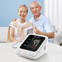 2000mAh Battery Electronic Blood Pressure Monitor Upper Arm Color Screen Backlight WiFi Bluetooth Connectivity Healthcare Supply