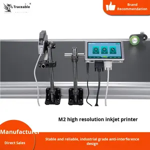 <span class=keywords><strong>SuoMa</strong></span> M2 Imprimante à jet d'encre thermique en ligne entièrement automatique Machine de codage de date de production à plat haute résolution pour matériau flexible - Product Image 6