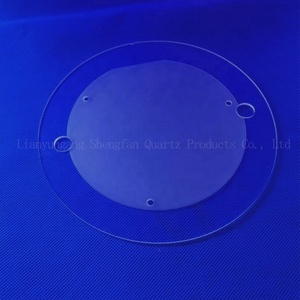 99.99% de pureza placa de cuarzo láser ranurado fundida cuarzo de sílice de ventana de vidrio - Product Image 4