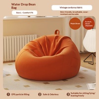 Fauteuil paresseux individuel Human Nest Lazy Bean Bag, convertible en lit, style Tatami, pour balcon, chambre, dortoir, intérieur et loisirs