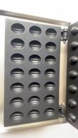 Fabricant d'équipements de cuisine pour hôtels commerciaux, machine à gaufres, 35 pièces, machines à gaufres aux noix pour restaurant