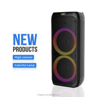 ZQS10209 Venta Directa de Fábrica, Nuevo Altavoz con Doble Bocina de 10 Pulgadas, Altavoz Recargable TWS Grande con Luz Atractiva