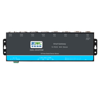 Serveur Série Multi-Ports Industriel 24 Ports RS485 vers Ethernet avec Fonction Switch et Passerelle Modbus TCP/RTU pour Montage en Rack