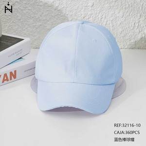 Gorra de Béisbol Angelina Azul Claro 100% Algodón Ajustable Unisex para Uso en Exteriores - Product Image 1