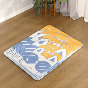 Ouspie แผ่นปูเตียงสุนัขเย็นด้วยตนเองผ้าทำน้ำแข็งทำจากผ้าสี่เหลี่ยมทนทานทนทาน - Product Image 3