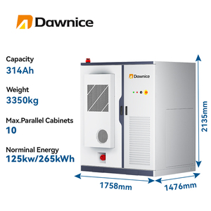 High Voltage Lithium Battery 100KWH 200KWH 265KWH 102.4V 314AH Model Battery Pack Solar <b>Energy</b> <b>Storage</b> <b>System</b> - Product Image 1