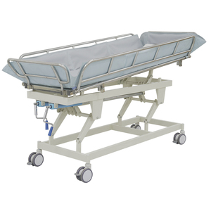 Manual Multifunctional <strong>Tiltable</strong> Shower <strong>Bed</strong> for Home Bathrooms Ideal for Bedridden Elderly and Disabled Users - Product Image 2